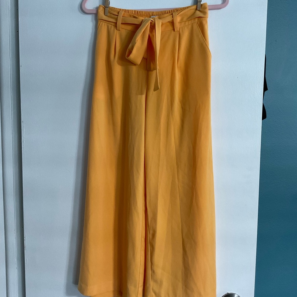 New York & Company wide leg trouser pant